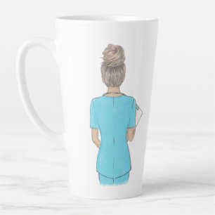 Tasse für personalisierte Krankenschwester (Blonde