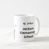 Tasse für personalisierte Lehrer zur Altersvorsorg (VorderseiteRechts)