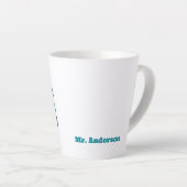 Tasse für personalisierte Lehrerbewertung (Rechte Ecke)