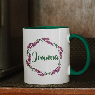 Tasse für personalisierte Lilac-Namen   Kundenspez