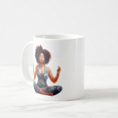Tasse für personalisierte Meditation (Vorderseite Links)