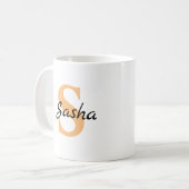 Tasse für personalisierte Namen (Vorderseite Links)