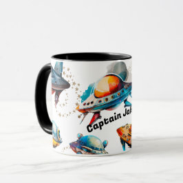 Tasse für personalisierte Raumschiffe