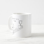 Tasse für personalisierte Zielverfolgung (Vorderseite Links)