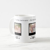 Tasse für personalisierten Speicher - von da zu je (Vorderseite Links)