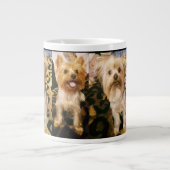 Tasse für Pet Pic Jumbo-Kaffee - Yorkies (Vorderseite)