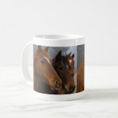 Tasse für Pferde-Triplets (Vorderseite Links)