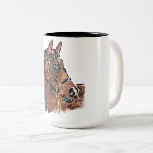 Tasse für Pferdekaffee (VorderseiteRechts)