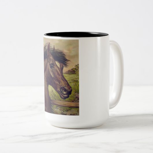 Tasse für Pferdekaffee (VorderseiteRechts)