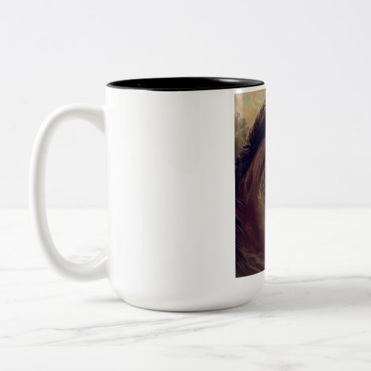 Tasse für Pferdekaffee (Links)