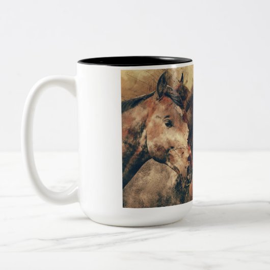 Tasse für Pferdekaffee (Links)