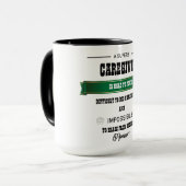 Tasse für Pflegebedienstete (Vorderseite Links)