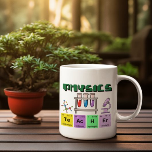 Tasse für Physiklehrer, Geschenk für Lehrer