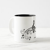 Tasse für Pianisten (Vorderseite Links)