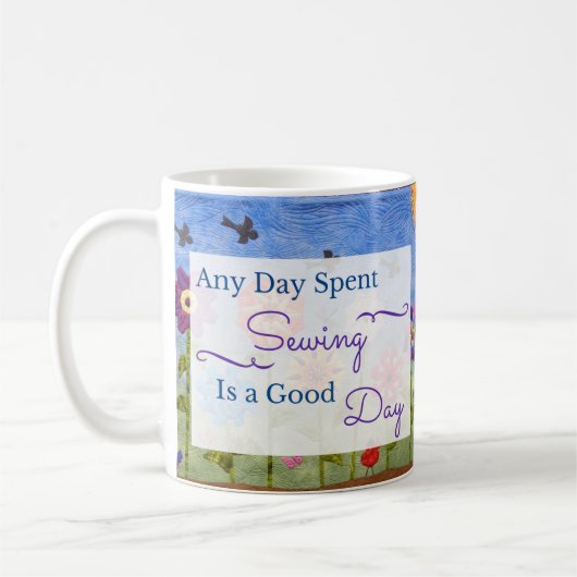 Tasse für quilters oder nähende Fanatiker (Links)
