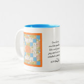 Tasse für Quilters Patchwork-Quote (Vorderseite Links)