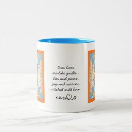 Tasse für Quilters Patchwork-Quote