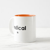 Tasse für Radiale Anweisungen mit der rechten Maus (Vorderseite Links)