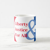 Tasse für Red White Blue Liberty (Mittel)