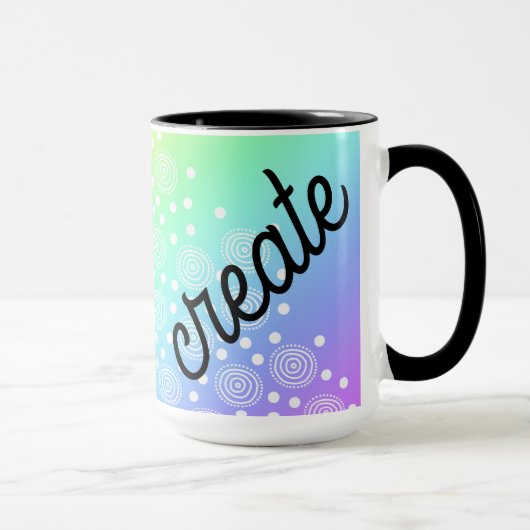Tasse für Regenbogen-Kaffee erstellen (Rechts)