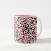 Tasse für rosa und grüne Camouflage (VorderseiteRechts)