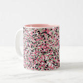 Tasse für rosa und grüne Camouflage (Vorderseite Links)