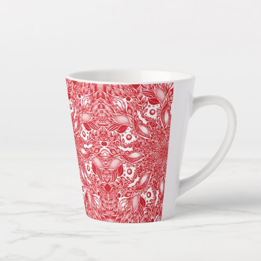 Tasse für Rote Blumenblätter (Rechts)