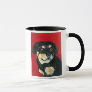 Tasse für rote und grüne Hunde