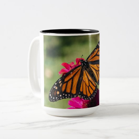 Tasse für Schmetterlinge (Vorderseite Links)