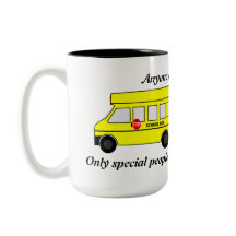 Tasse für Schulbusfahrer