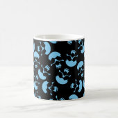 Tasse für Schwarz und Blau-Skull-Muster (Mittel)
