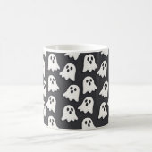 Tasse für Schwarz-Weiß-Ghost-Muster (Mittel)