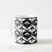 Tasse für Schwarz-Weiß-Kaffee (Vorderseite Links)