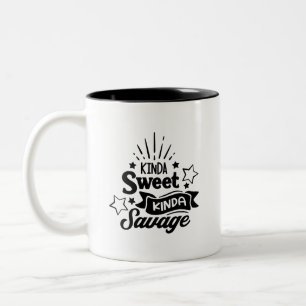 Tasse für Schwarz-Weiß-Kaffee mit Angebot