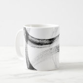 Tasse für Schwarz-Weiß-Kaffee Moderne (Vorderseite Links)