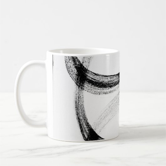 Tasse für Schwarz-Weiß-Kaffee Moderne (Links)