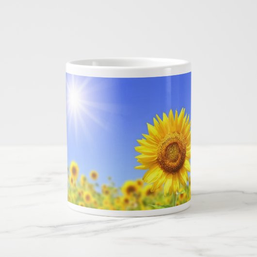 Tasse für Sonnenblumen (Vorderseite)