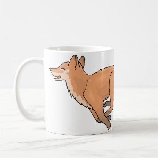 Tasse für spielerisches Fox Design - Ideal für Nat (Links)