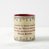 Tasse für Stoics/Rot (Zentrum)