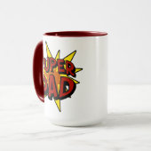 Tasse für Super-Vater (Vorderseite Links)