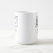 Tasse für Tante & Onkel, Kinderankündigung (Mittel)