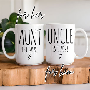 Tasse für Tante & Onkel, Kinderankündigung