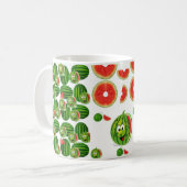 Tasse für Tee aus Wassermelone (Vorderseite Links)
