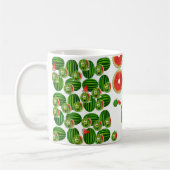 Tasse für Tee aus Wassermelone (Links)