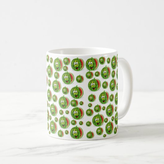Tasse für Tee aus Wassermelone (VorderseiteRechts)