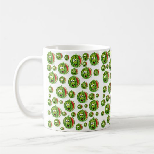 Tasse für Tee aus Wassermelone (Links)