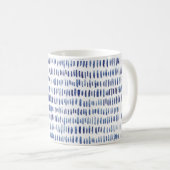 Tasse für Tee in Aquarellblau (VorderseiteRechts)