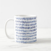 Tasse für Tee in Aquarellblau (Links)