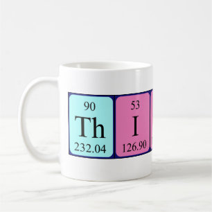 Tasse für Thibaud-Periodennamen