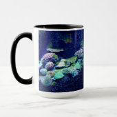 Tasse für tropische Fische und farbenfrohe Koralle (Links)